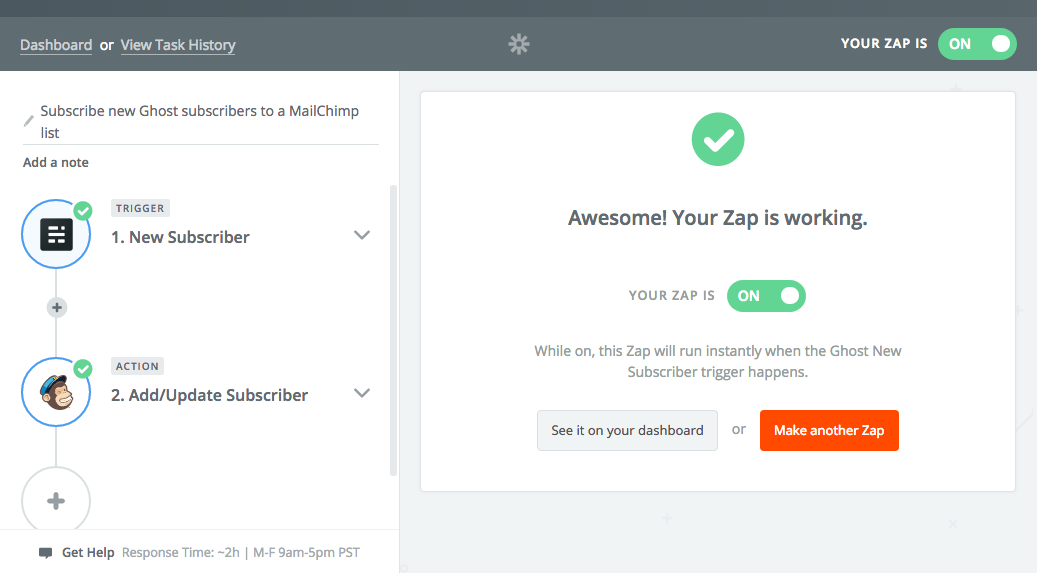 Integrating Ghost with Mailchimp