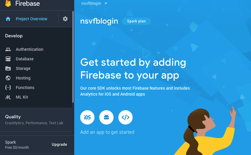 Using Nativescript Vue 2.0, Firebase and Font Awesome to create a login screen
