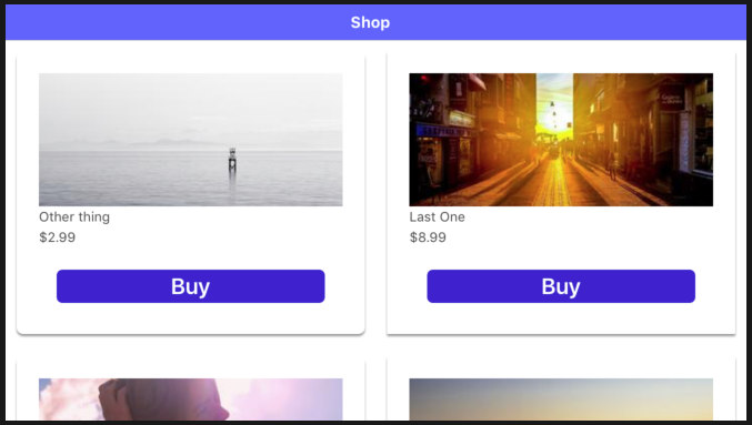 Create a Shopping App with Nativescript Vue, Firebase and Stripe